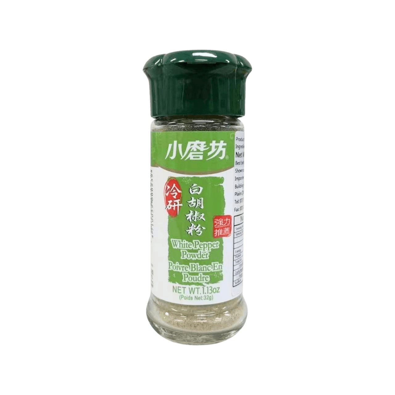 【小磨坊】冷研白胡椒粉 32g