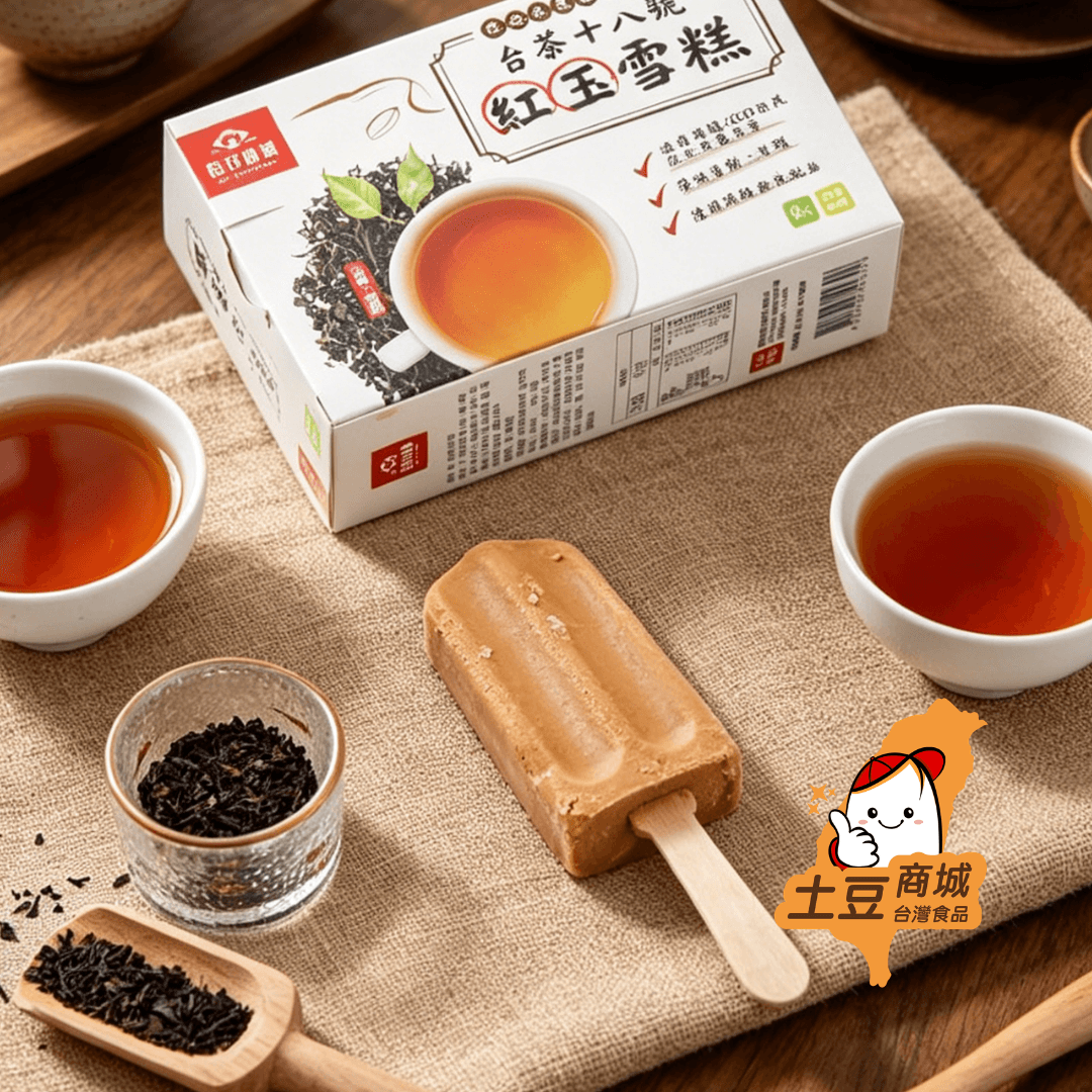 【枝仔冰城】台茶18號紅玉雪糕 4入