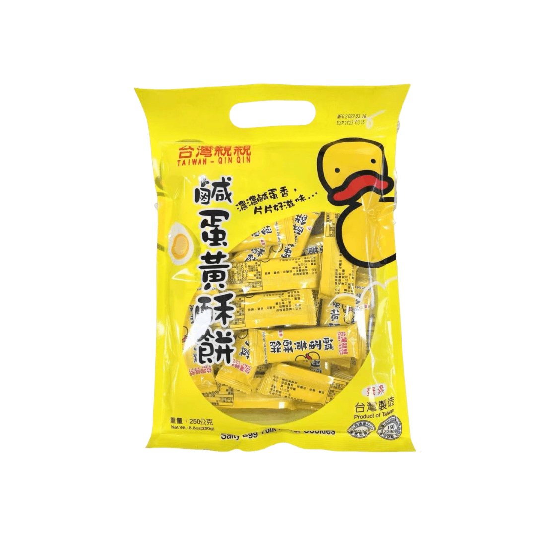 【台灣親親】鹹蛋黃酥餅 250g