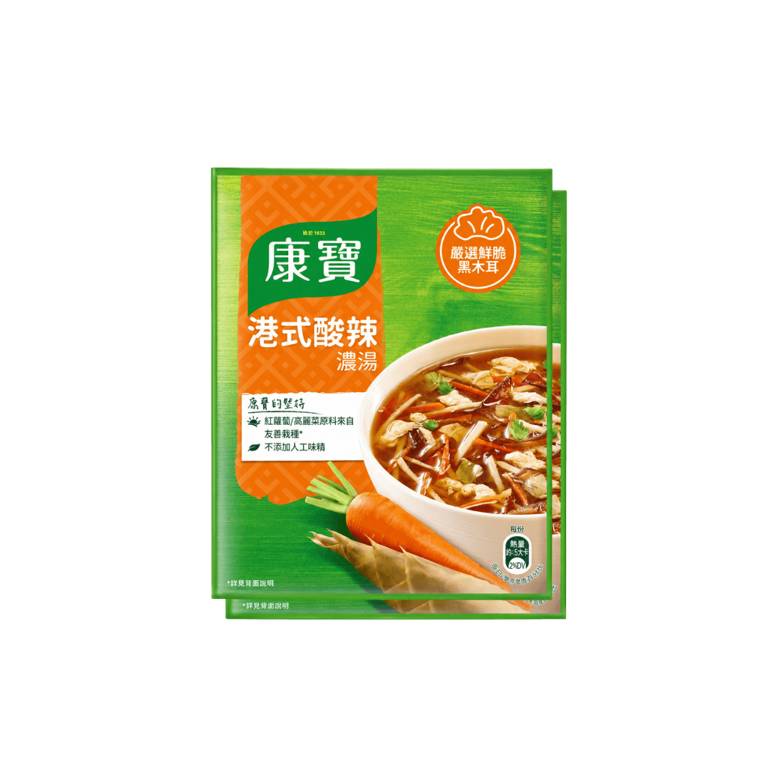【康寶濃湯】港式酸辣(2入)