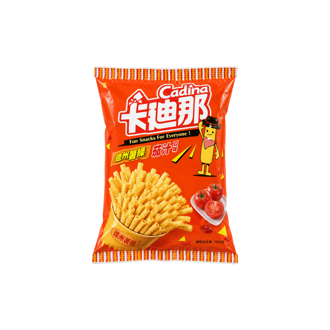 【卡迪那】德州薯條(茄汁口味) 70g