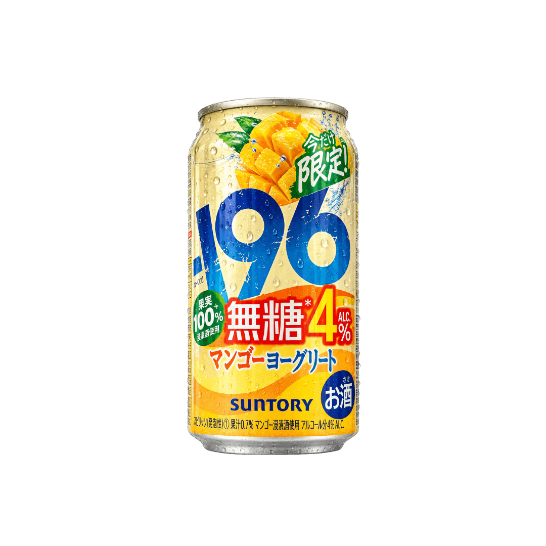 【三得利】-196℃無糖芒果優格氣泡酒 350ml