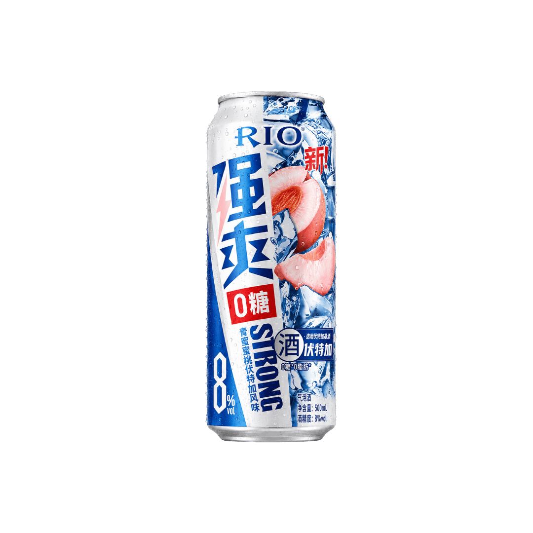 【Rio】強爽8度伏特加雞尾酒 0糖春雪蜜桃 500ml