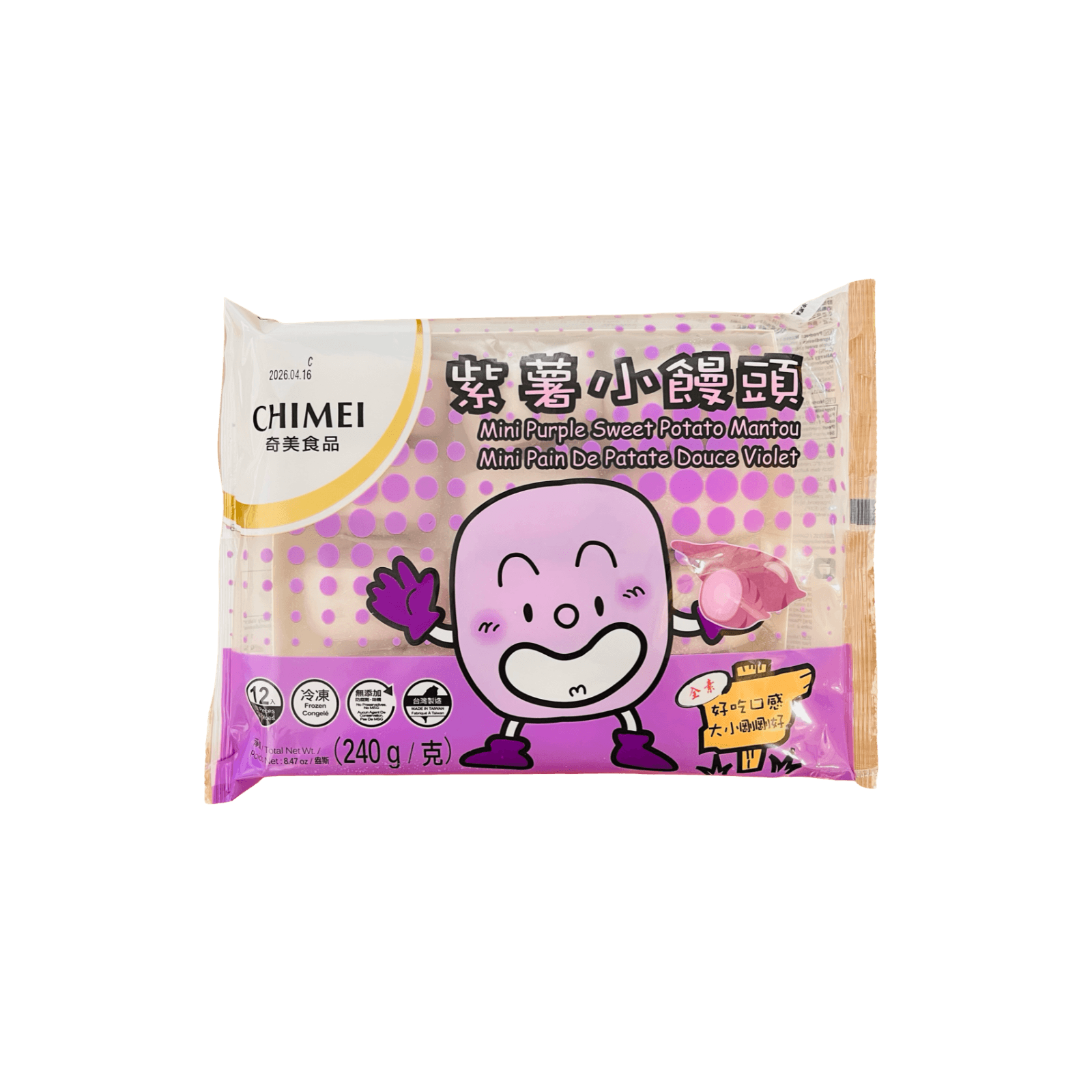 【奇美】紫薯小饅頭 240g
