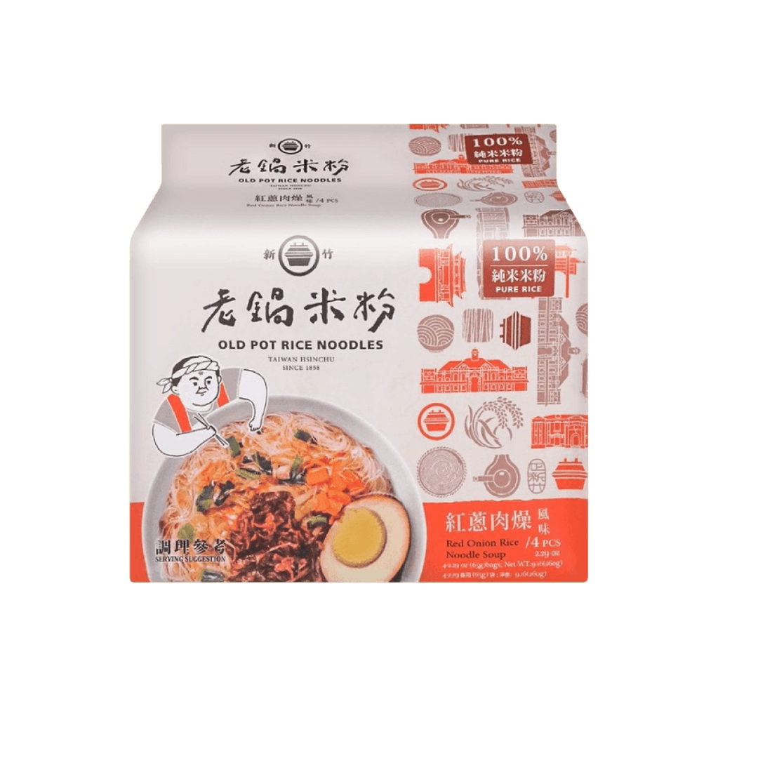 【老鍋米粉】純米紅蔥肉燥湯米粉 60g*4