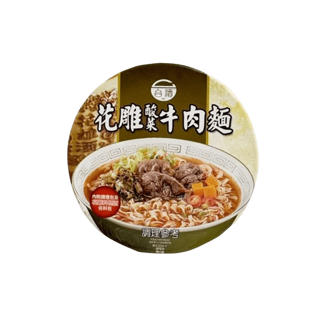 【台酒】花雕酸菜牛肉麵 (碗裝) 200g
