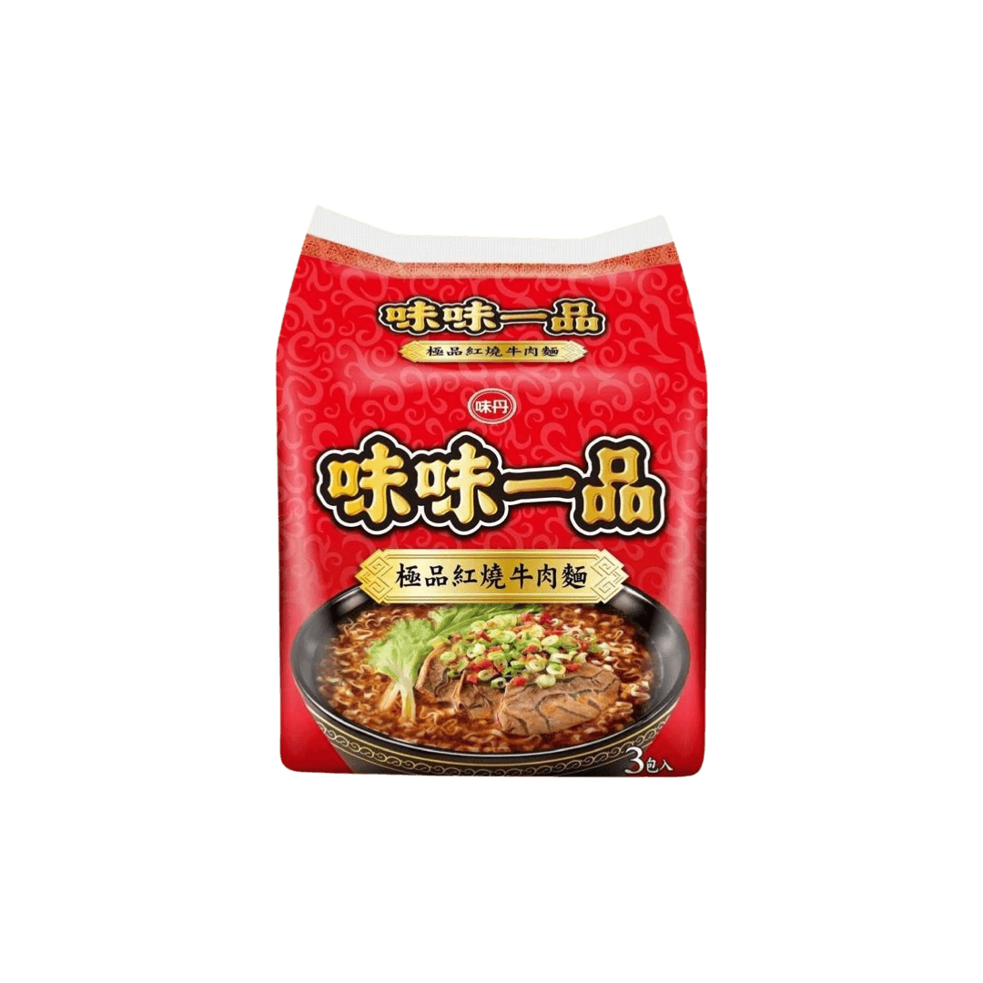 【味味一品】極品紅燒牛肉麵(一包3入)