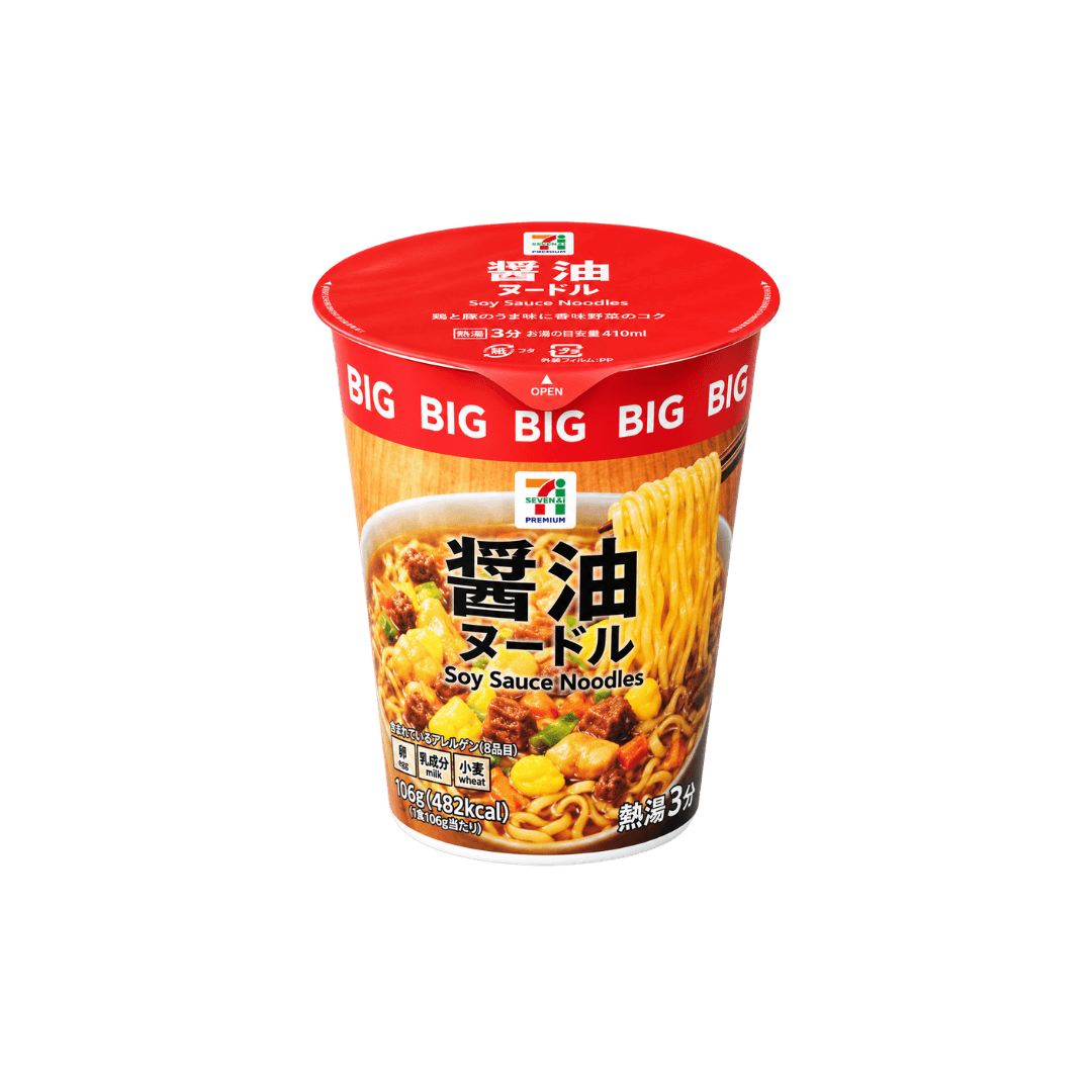 【日本711】醬油拉麵 碗裝 104g