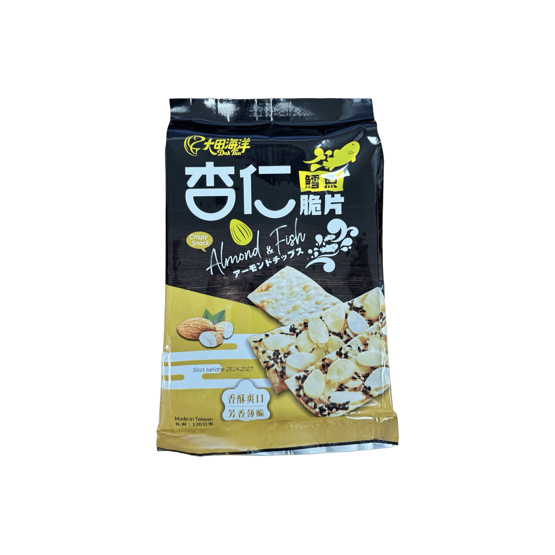 【大田海洋】鱈魚杏仁脆片 120g
