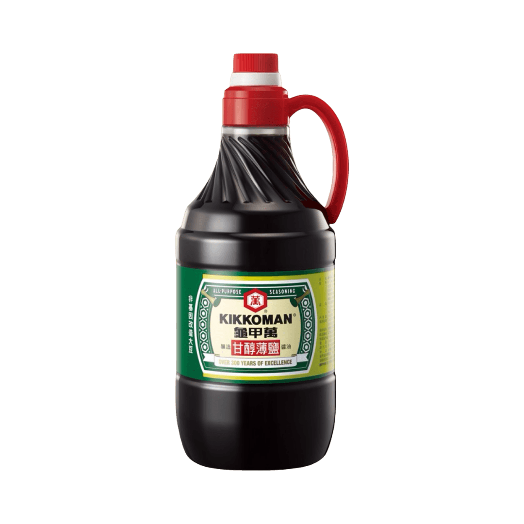 【龜甲萬】甘醇薄鹽醬油 1.6L