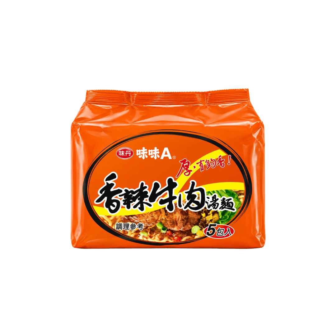 【味味A】香辣牛肉麵(一包5入)