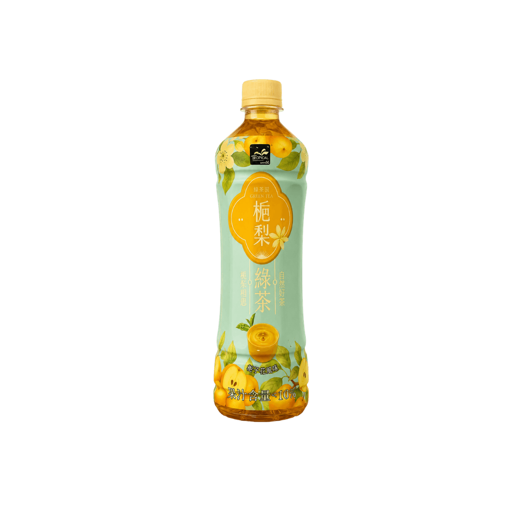 【萃樂⼝】梔梨綠茶 530ml