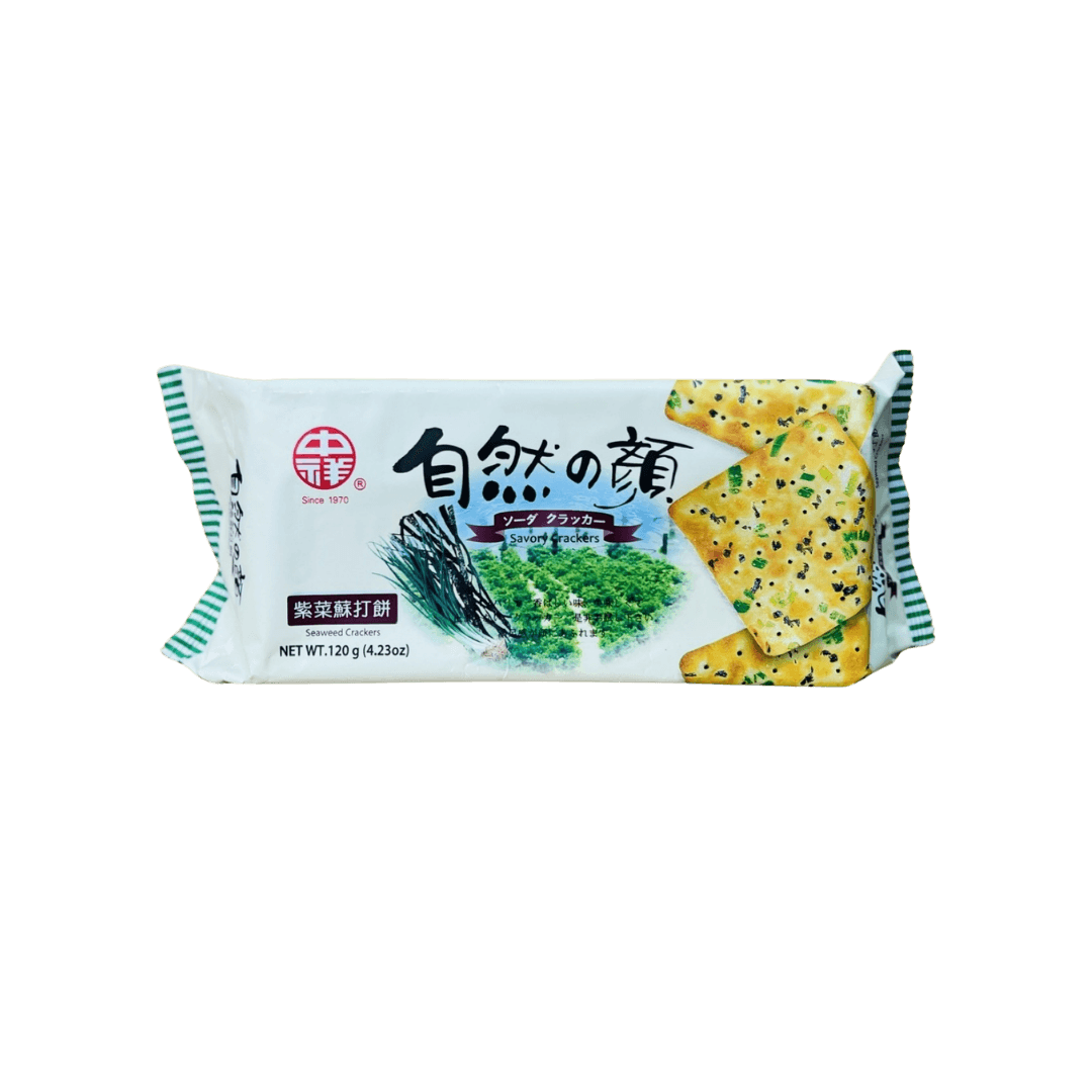 【中祥】自然の顏紫菜蘇打餅