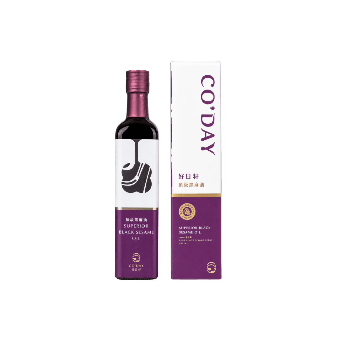 【好日籽】頂級黑麻油 250ml
