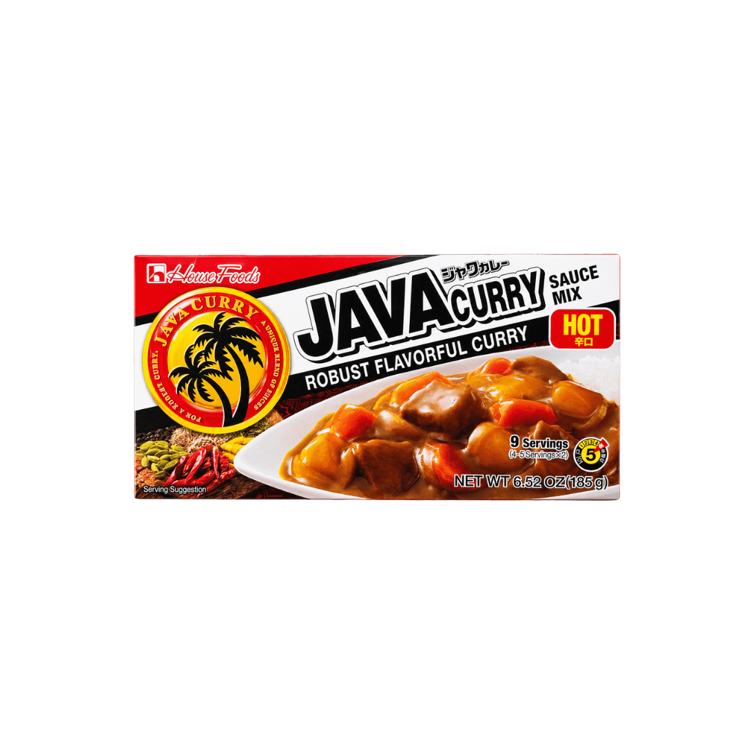 Java 日式咖哩塊 大辣 Hot（185g)