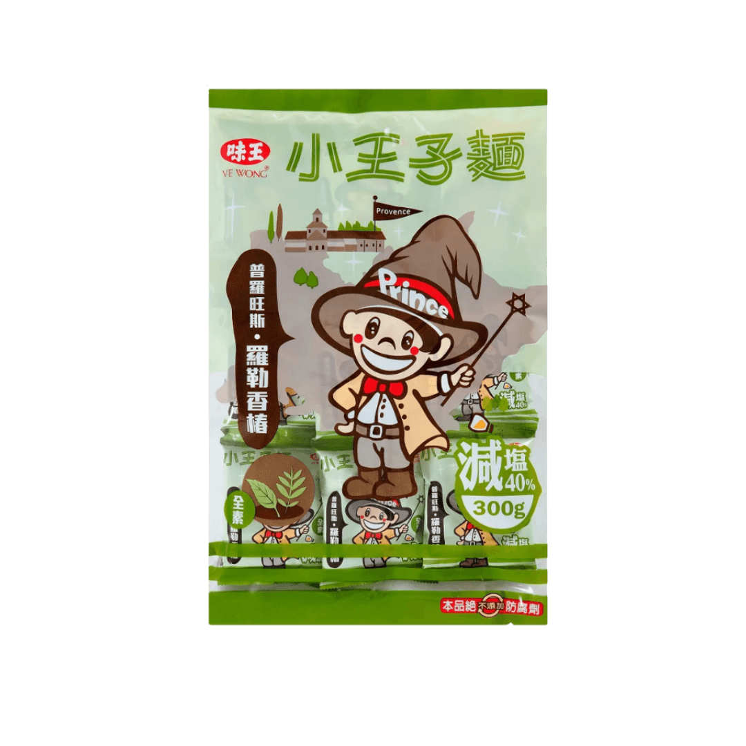 【味王】小王子麵 羅勒香椿(全素) 300g