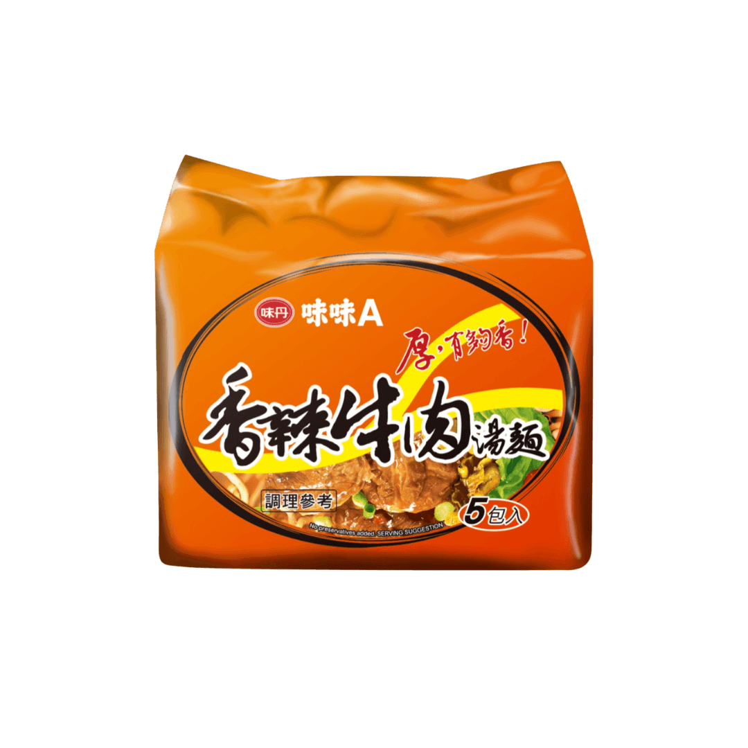 【味味A】香辣牛肉麵(一包5入)