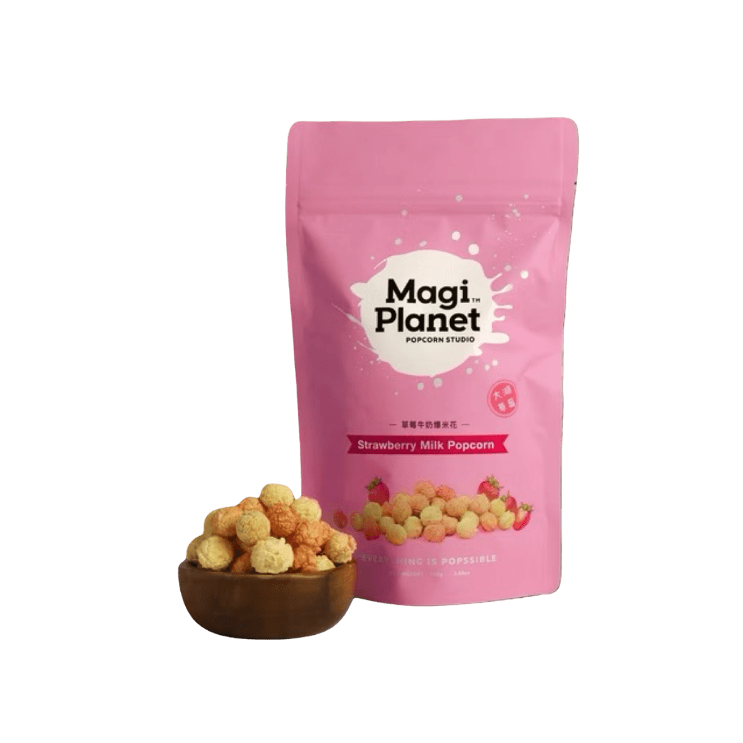 【Magi Planet】爆米花-草莓牛奶 110g