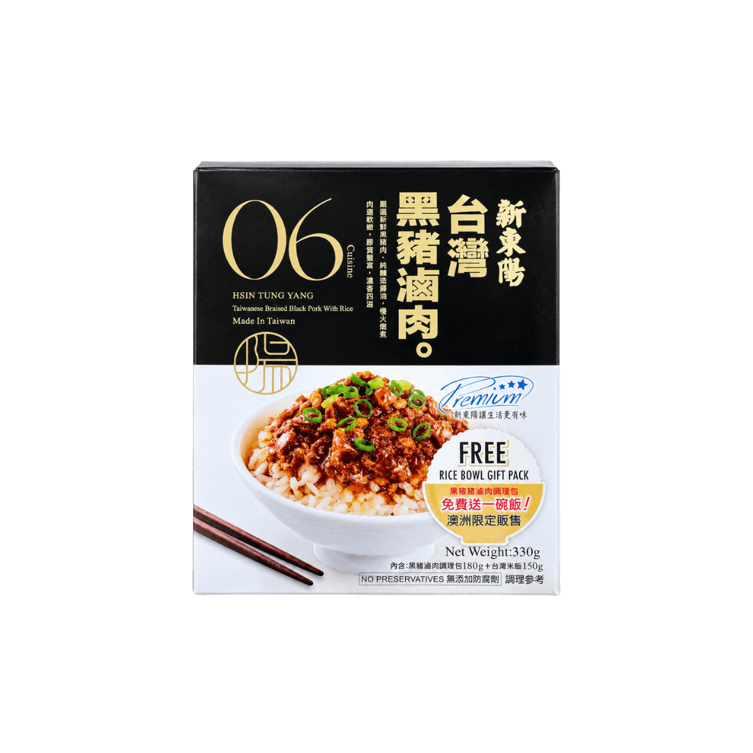 【新東陽】黑豬滷肉+米飯 330g