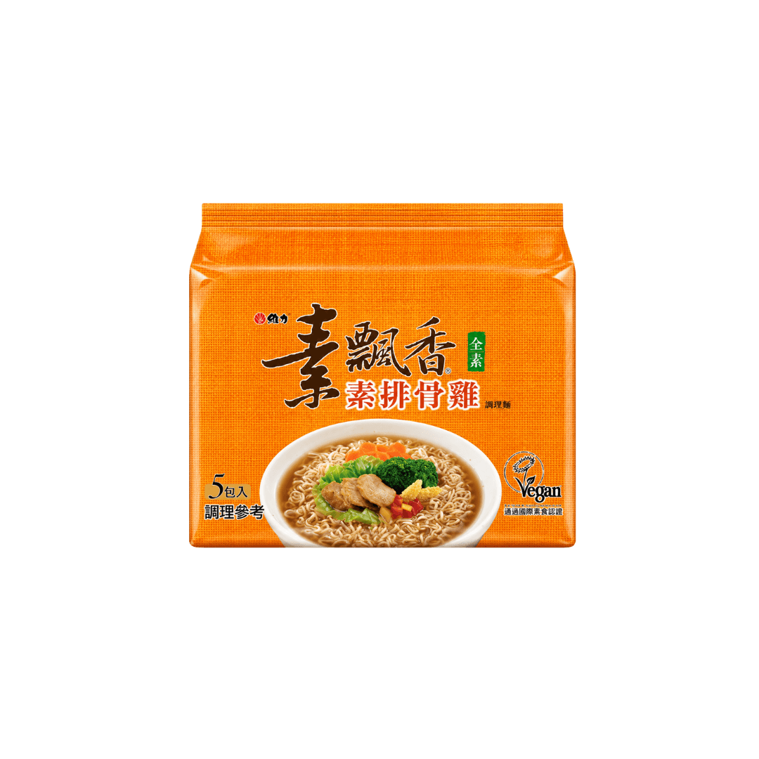 【維力】素飄香素排骨雞麵(一包5入)