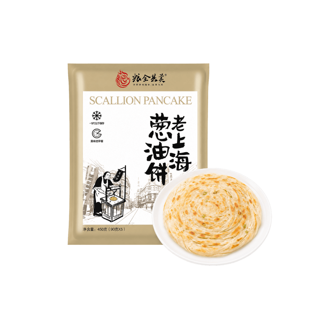 【糧全其美】老上海蔥油餅 450g