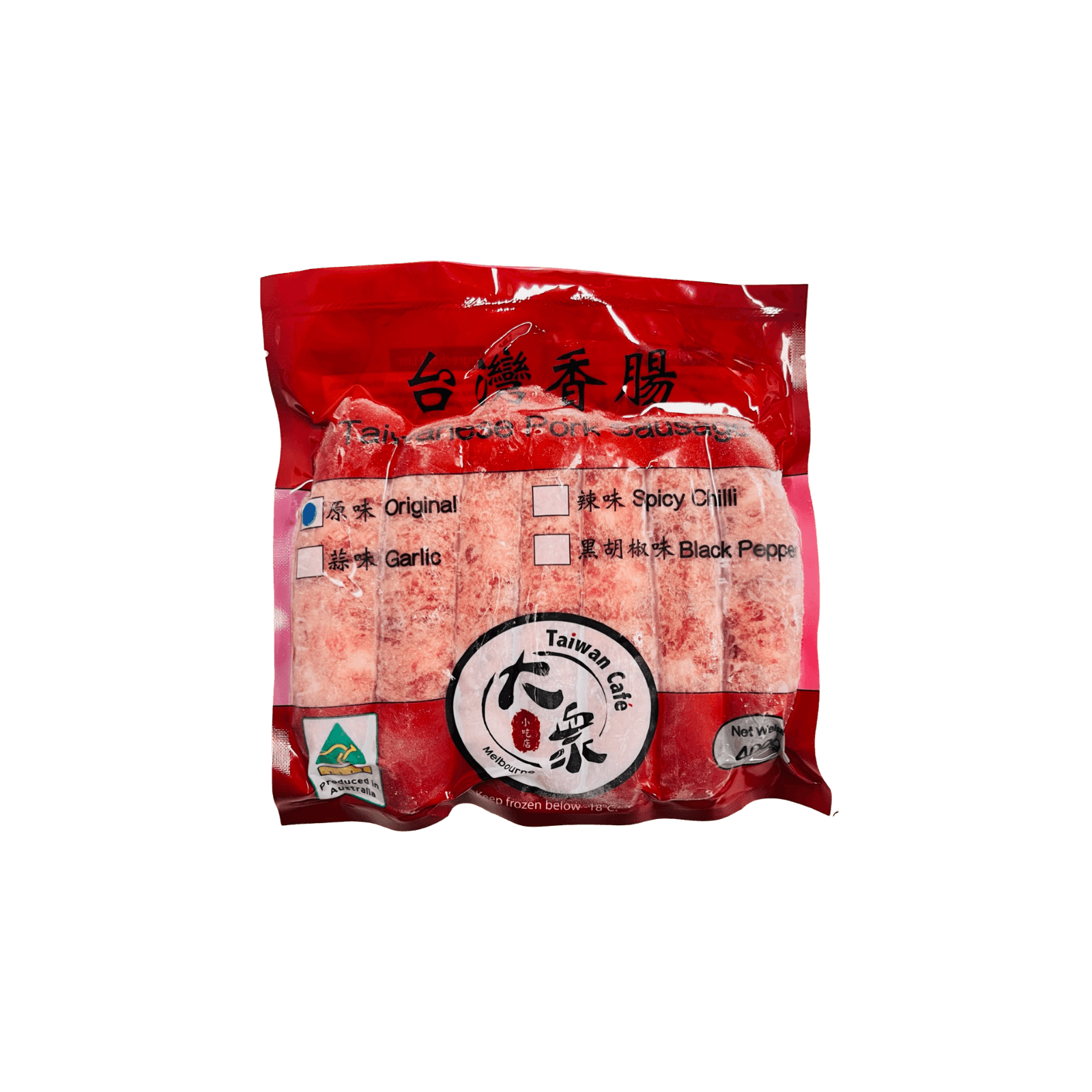 【大眾小吃】原味台灣香腸 400g