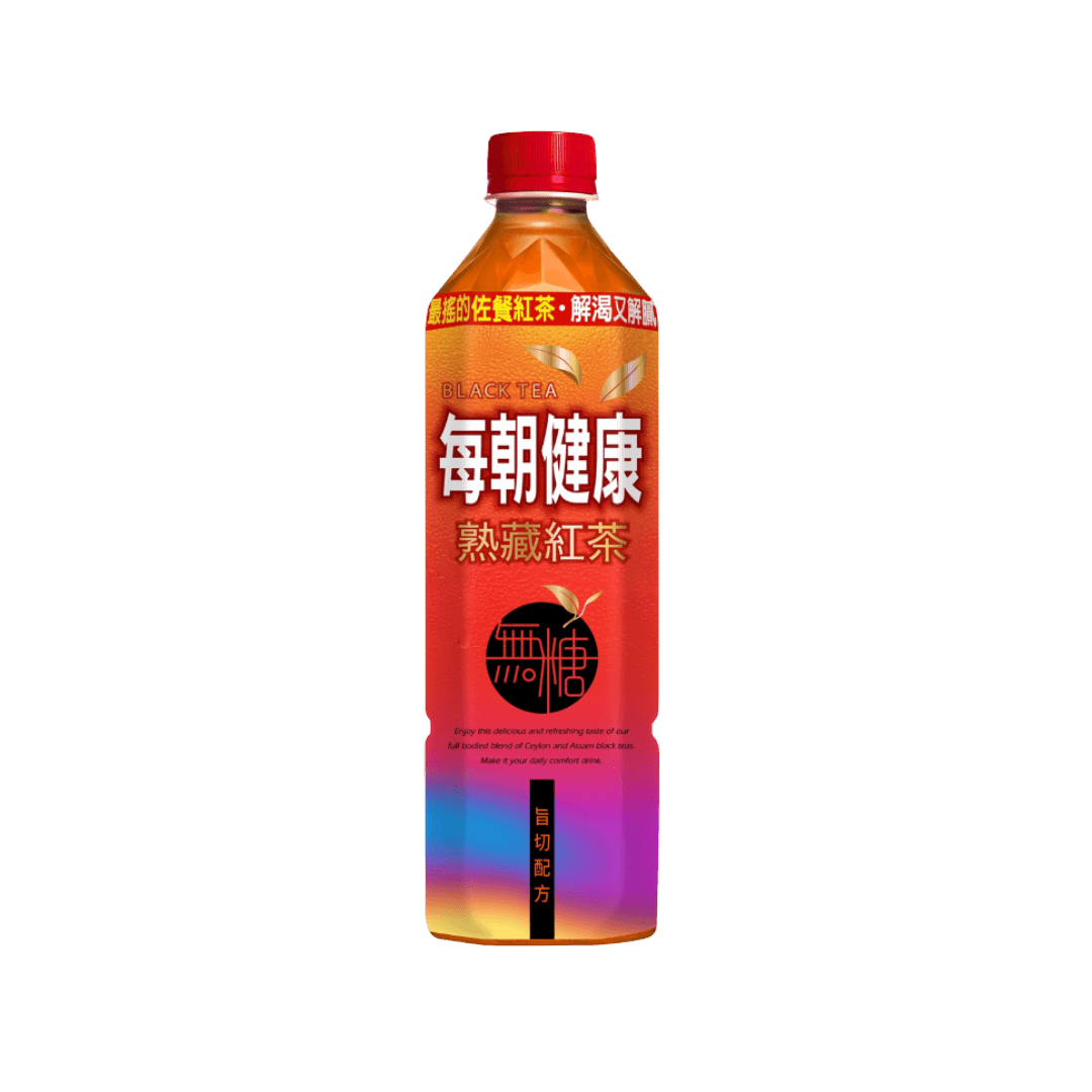【每朝健康】熟藏無糖紅茶 650ml