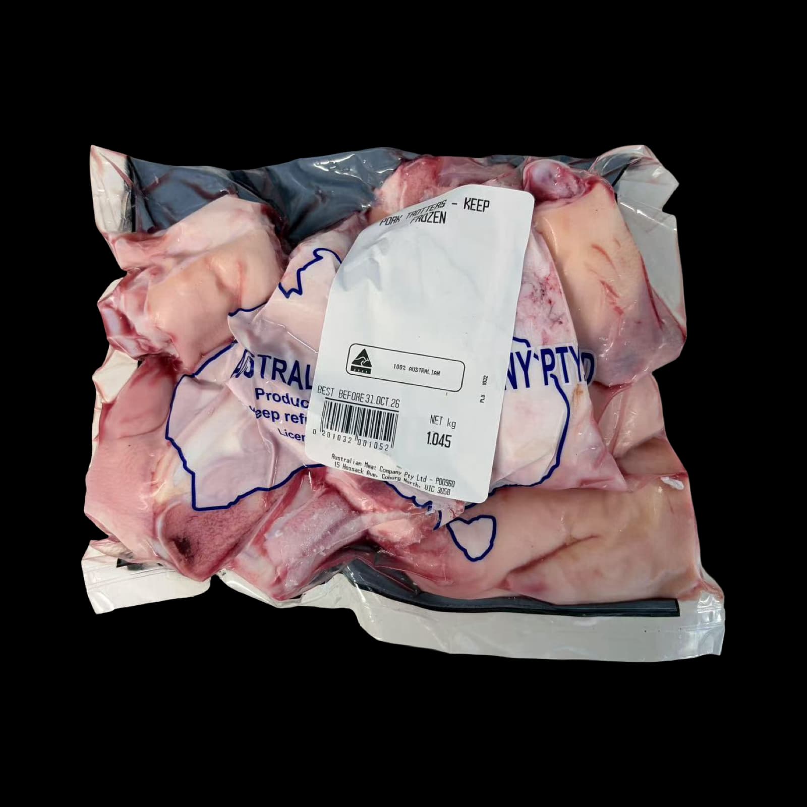 【AU MEAT】切塊豬蹄 1kg±100g