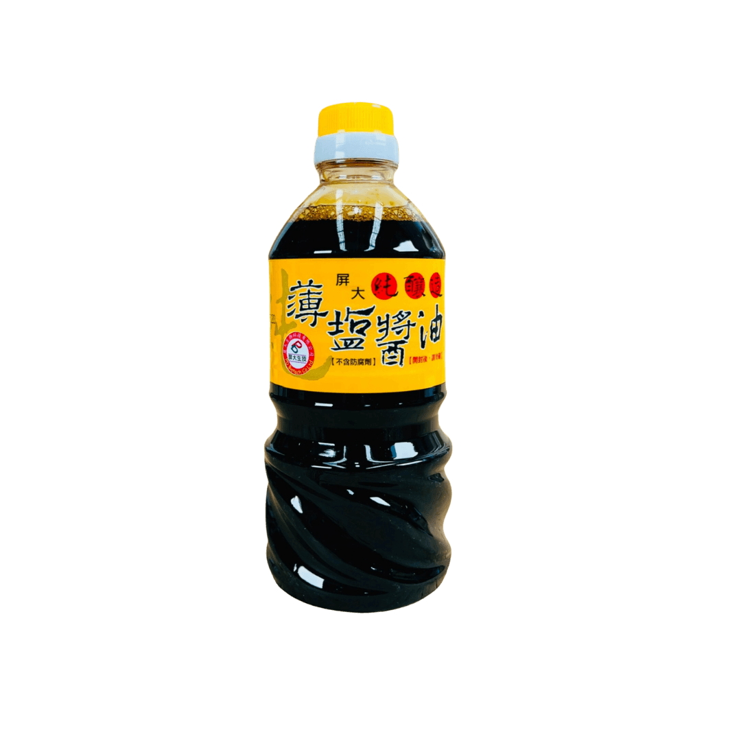 【屏大】薄鹽醬油 560ml
