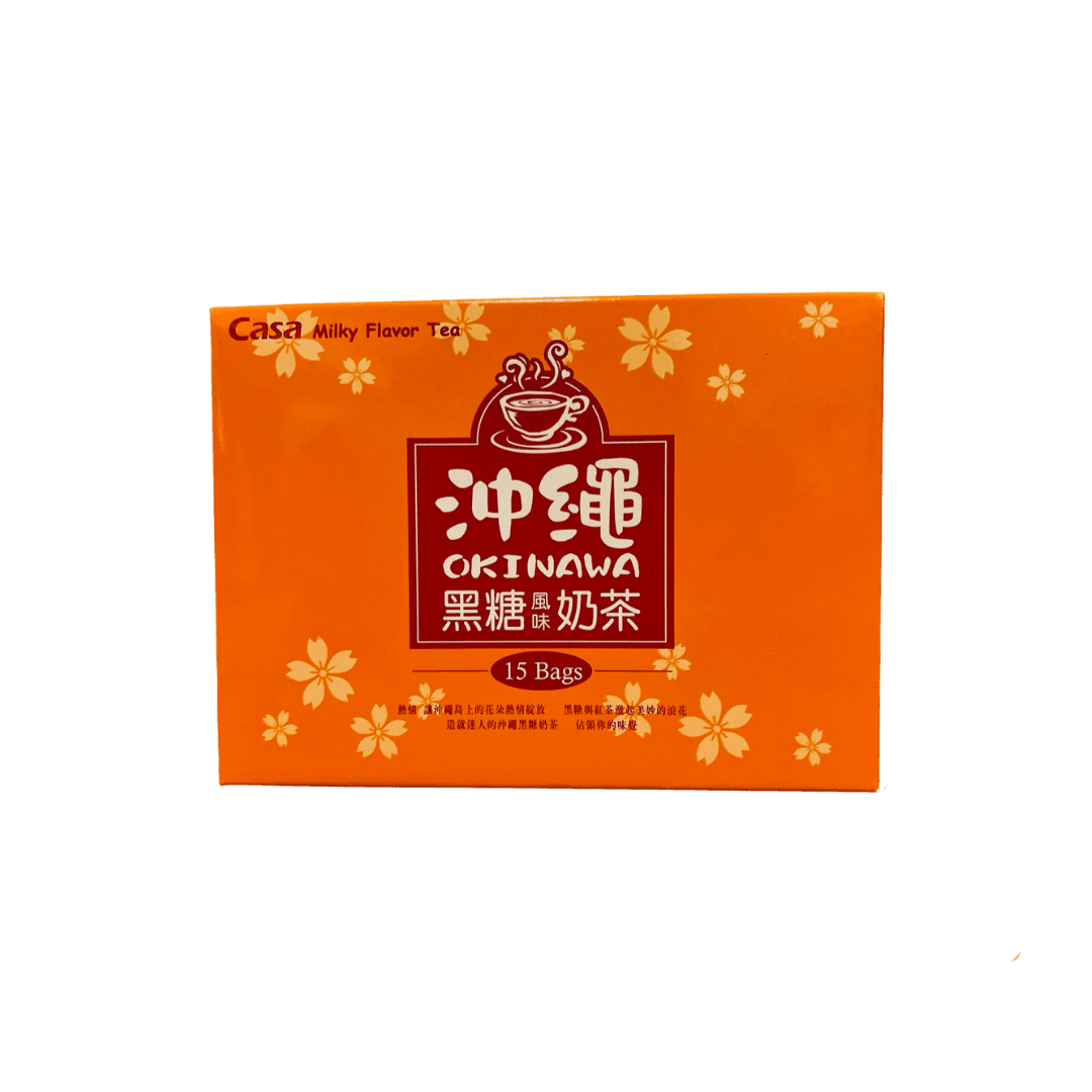 【Casa卡薩】沖繩黑糖奶茶(15入) 375g