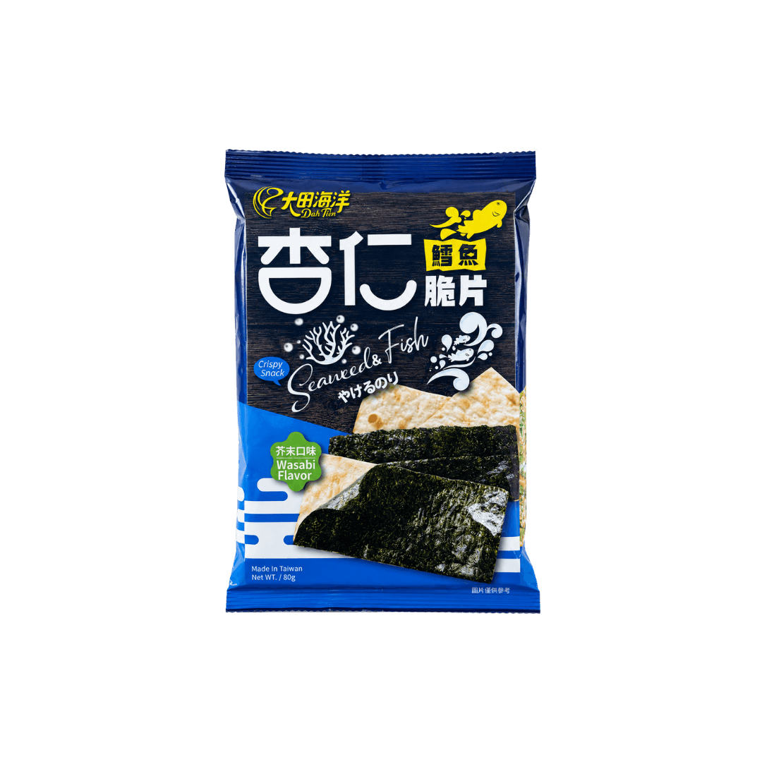 【大田海洋】鱈魚海苔脆片芥末 80g