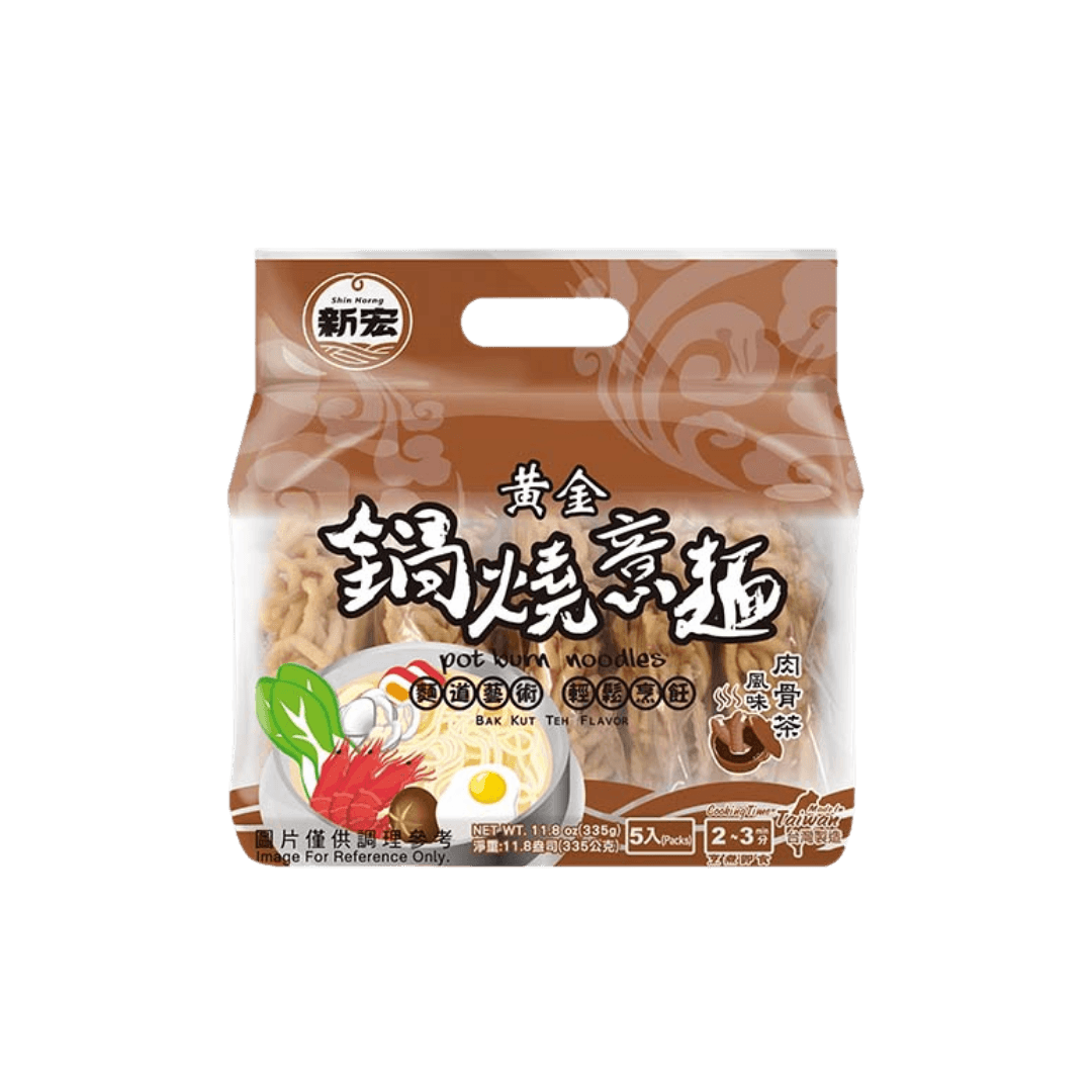 【新宏】黃金鍋燒意麵肉骨茶 335g