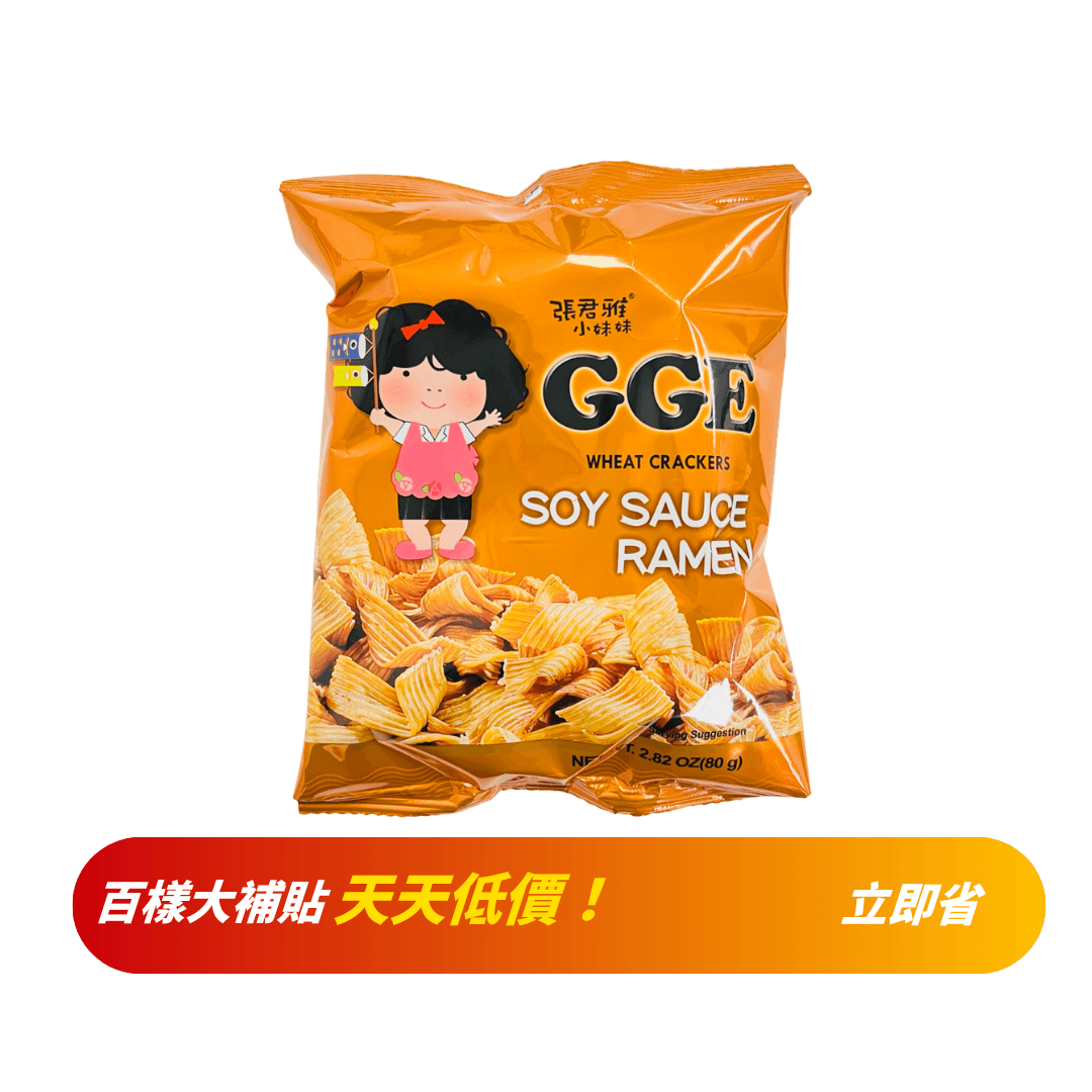 【張君雅小妹妹】醬油拉麵條餅 80g