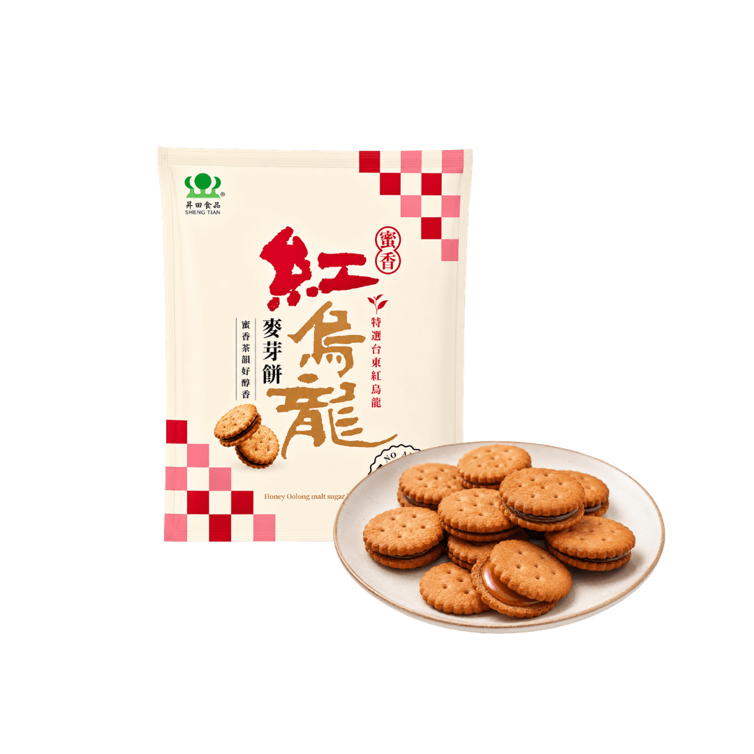 【昇田】蜜香紅烏龍麥芽餅 200g
