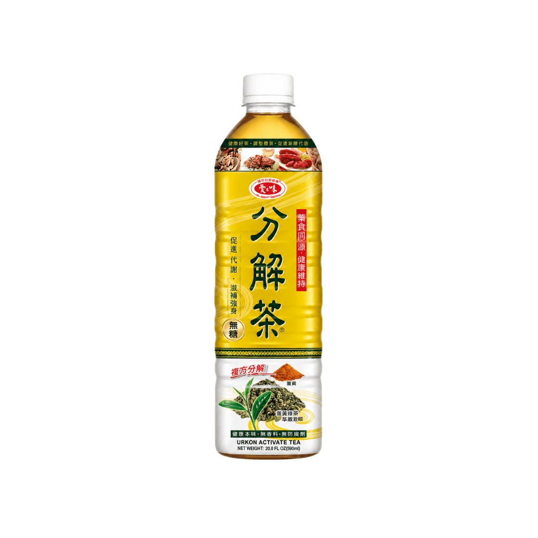 【愛之味】健康油切分解茶秋薑黃 590ml