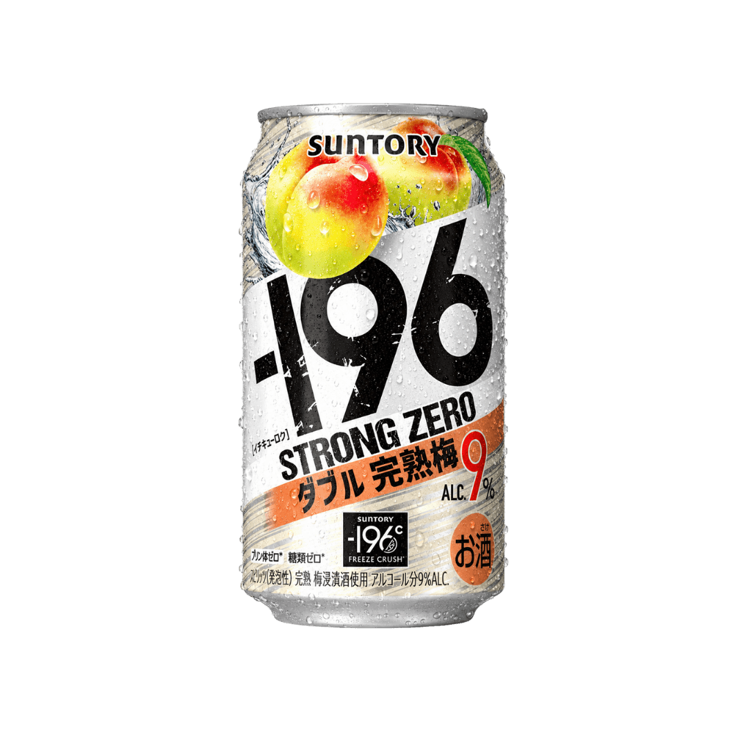 【三得利】-196℃ 强冽雙倍完熟梅 350ml