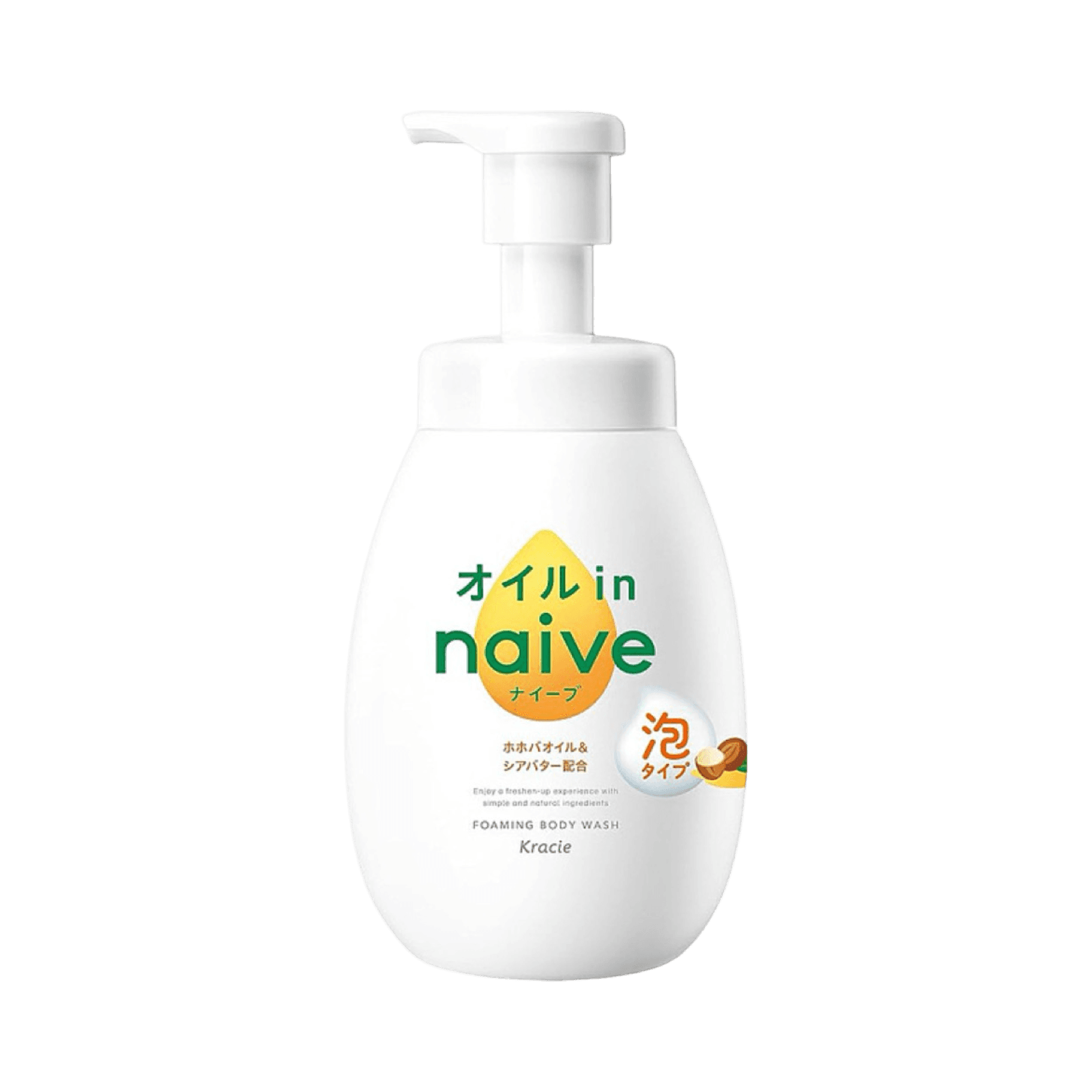 【Naive】泡沫沐浴露 含油保濕 600ml