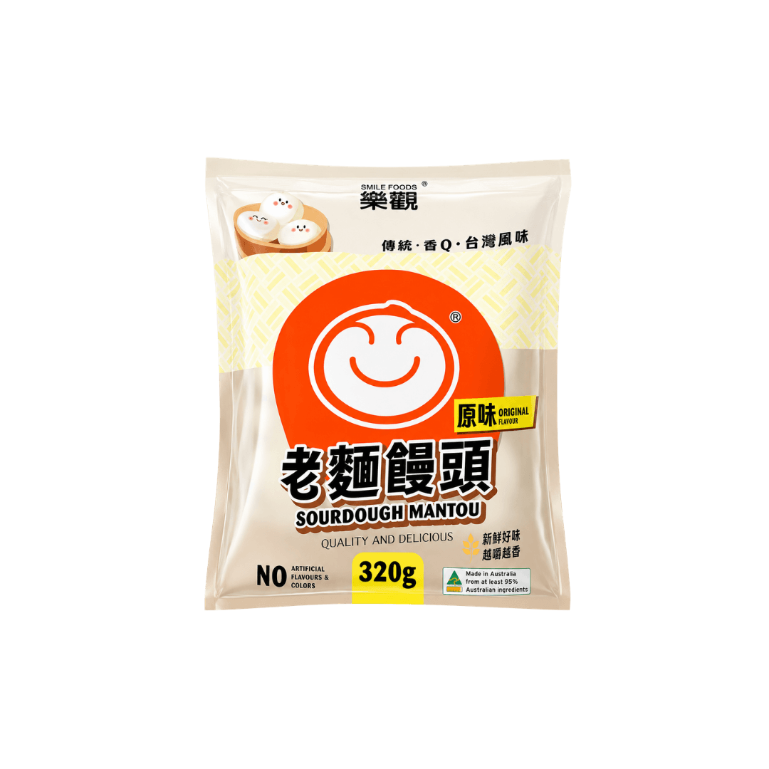 【樂觀】原味老麵饅頭(4入) 320g