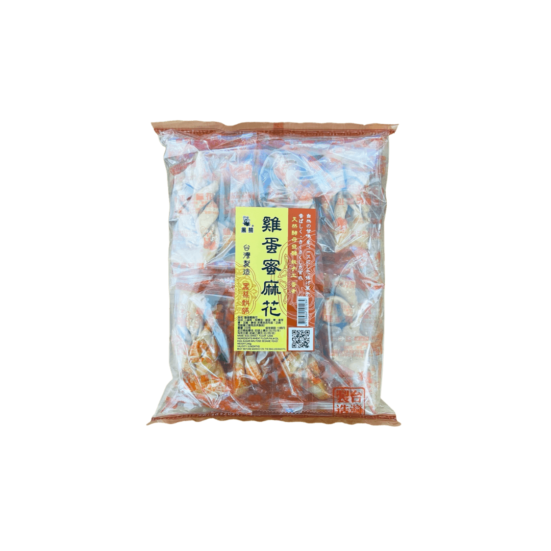 【黑熊】雞蛋蜜麻花 240g