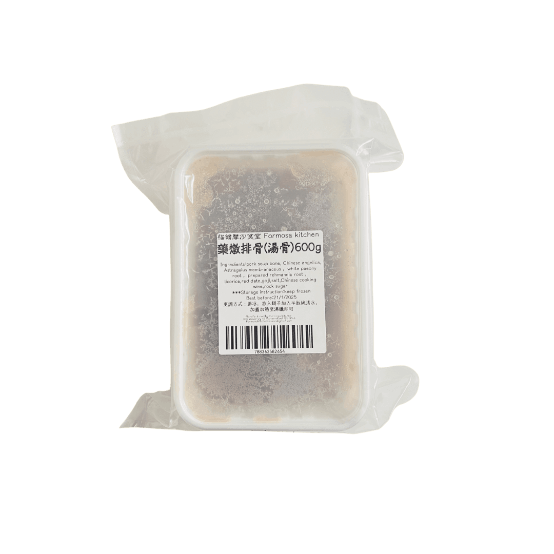 【福爾摩沙】藥膳排骨湯(湯骨) 600g