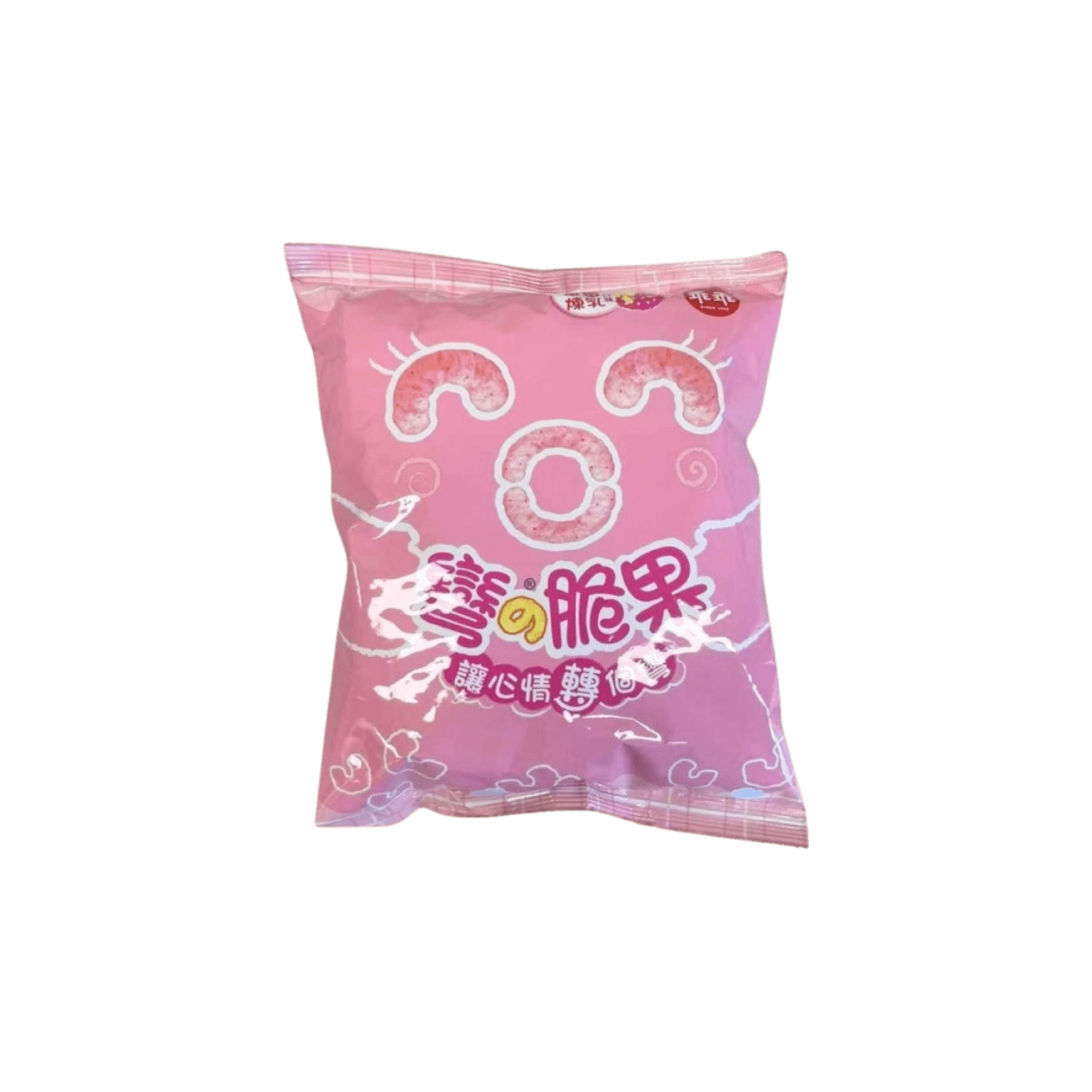 【乖乖】玉米彎の脆果草莓煉乳口味