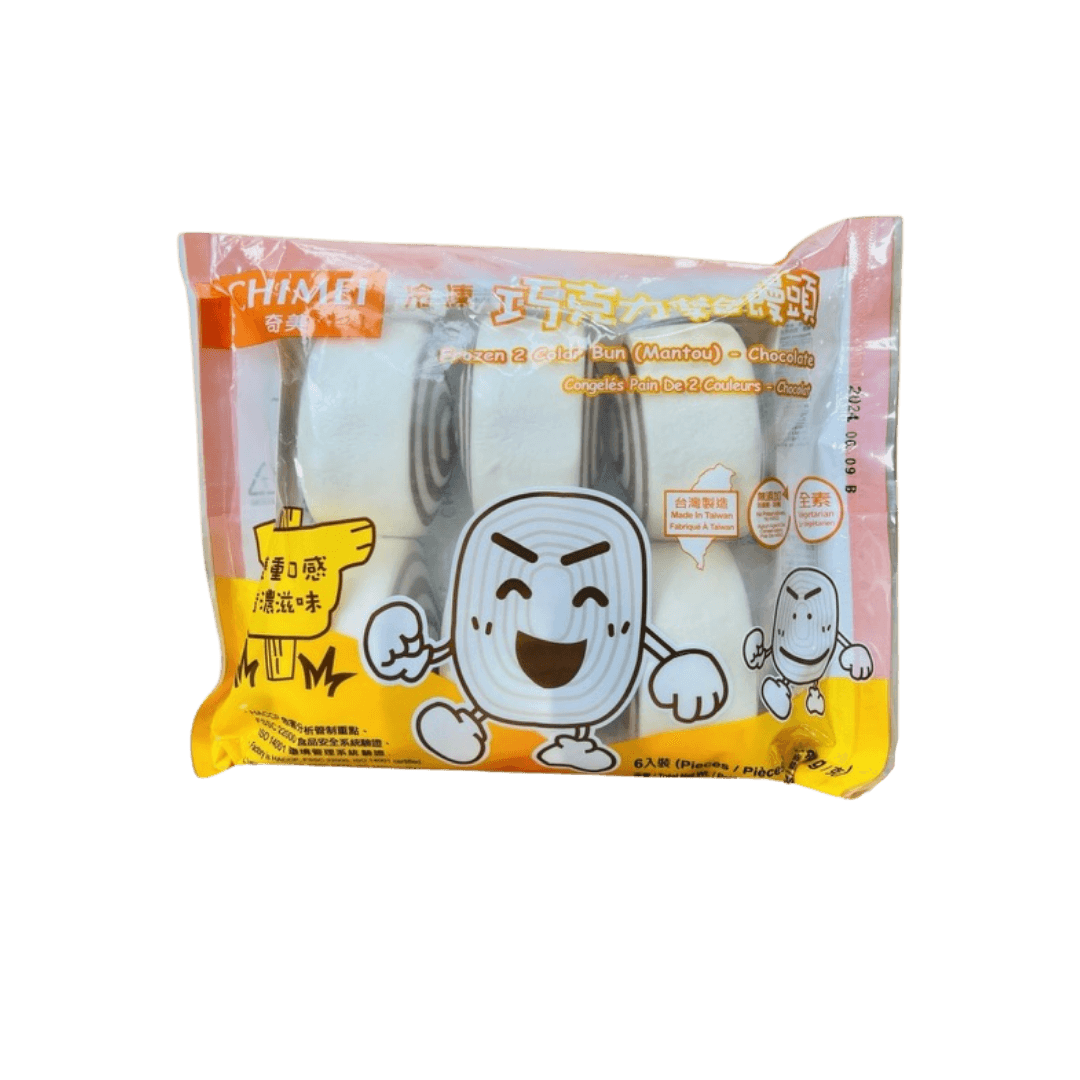 【奇美】巧克力雙色饅頭 (6入)