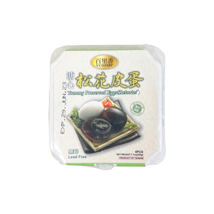 【百里香】溏心松花皮蛋 220g