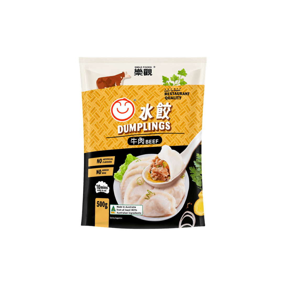 【樂觀】牛肉餃子 500g