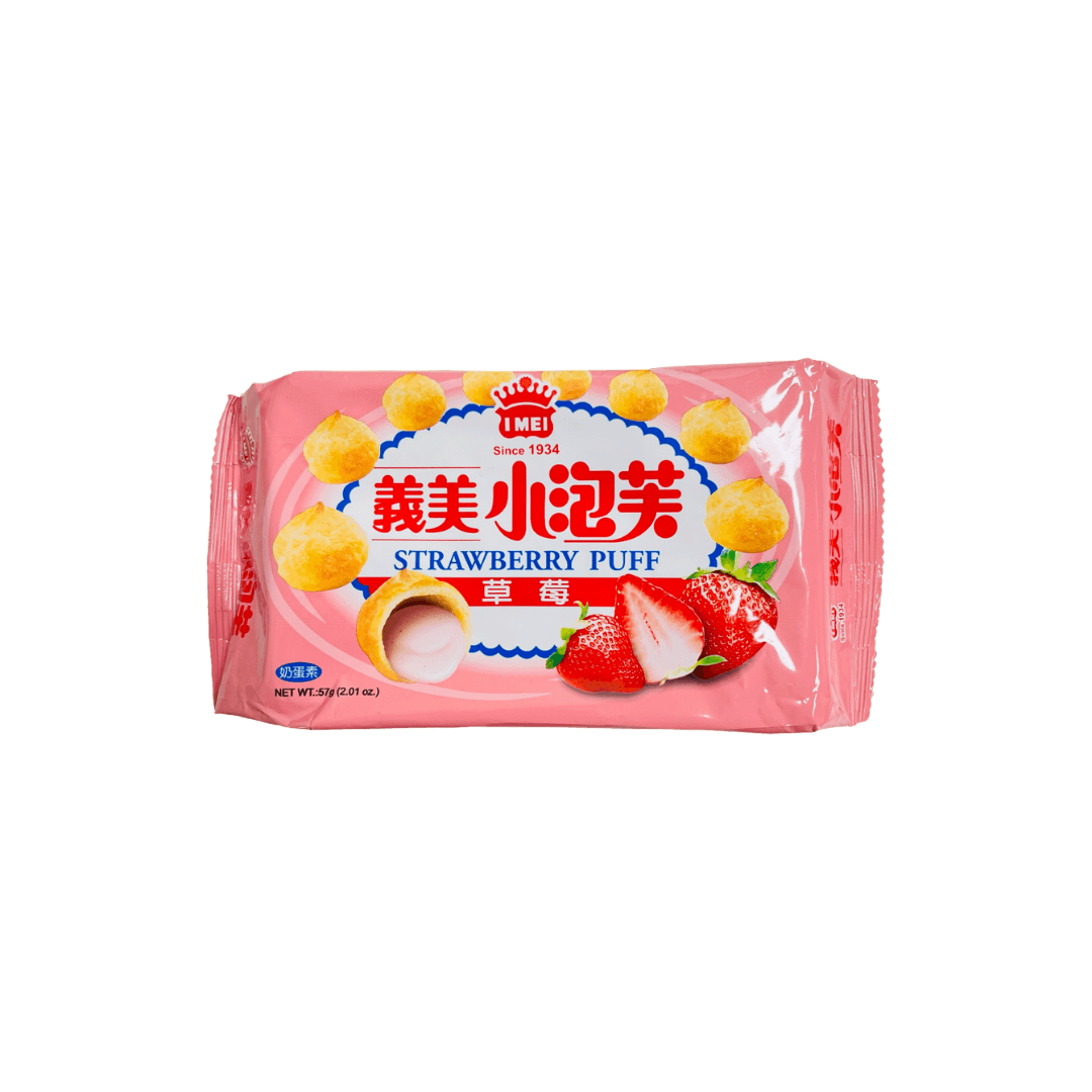 【義美】草莓小泡芙(57g)