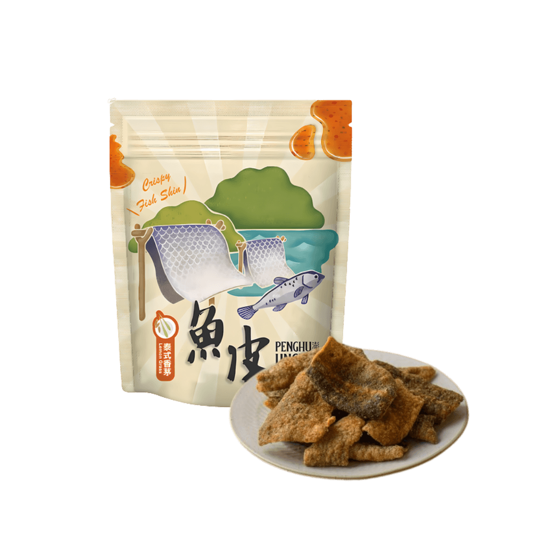 【澎湖伯】風味魚皮-泰式香茅 70g