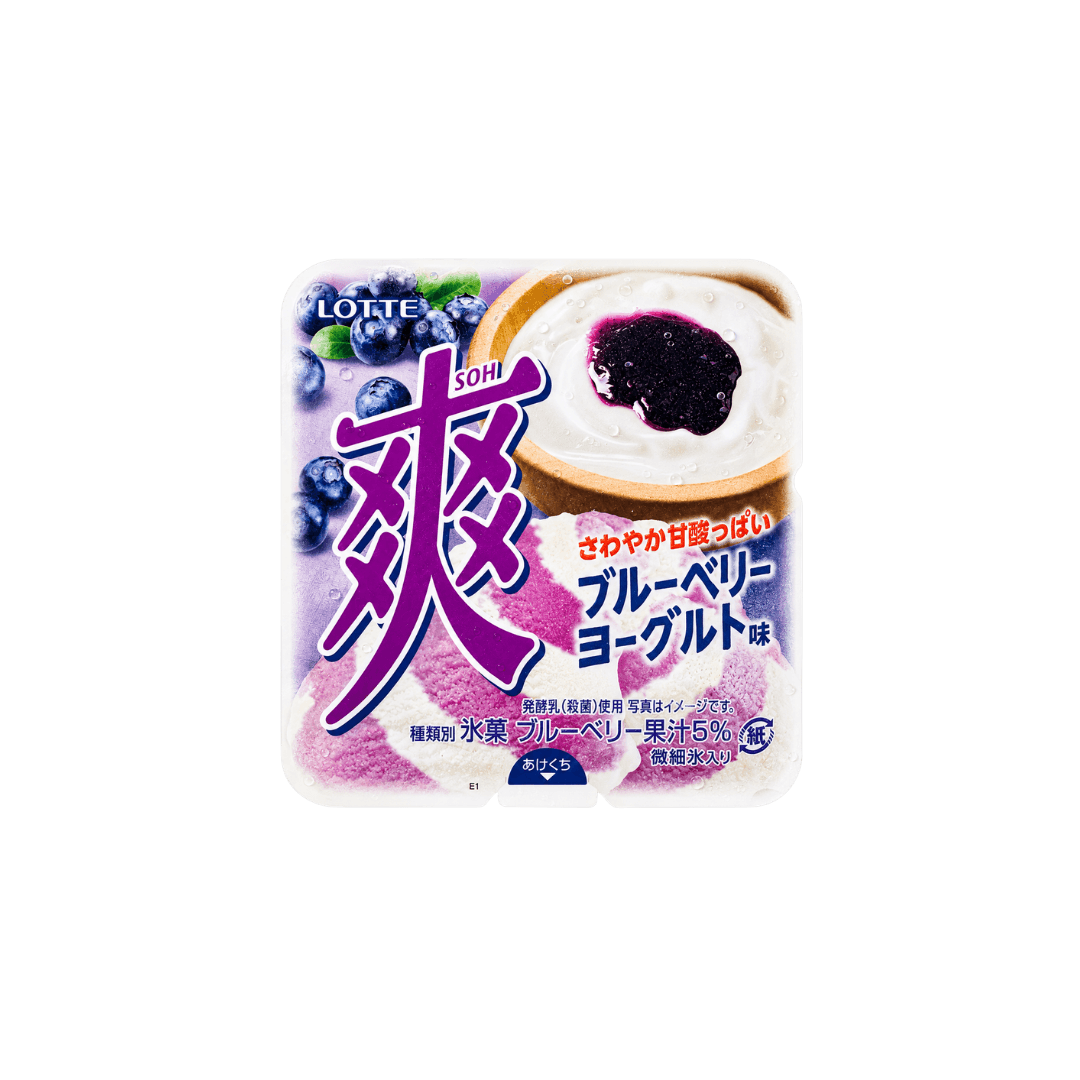 【樂天】爽冰淇淋藍莓酸奶風味