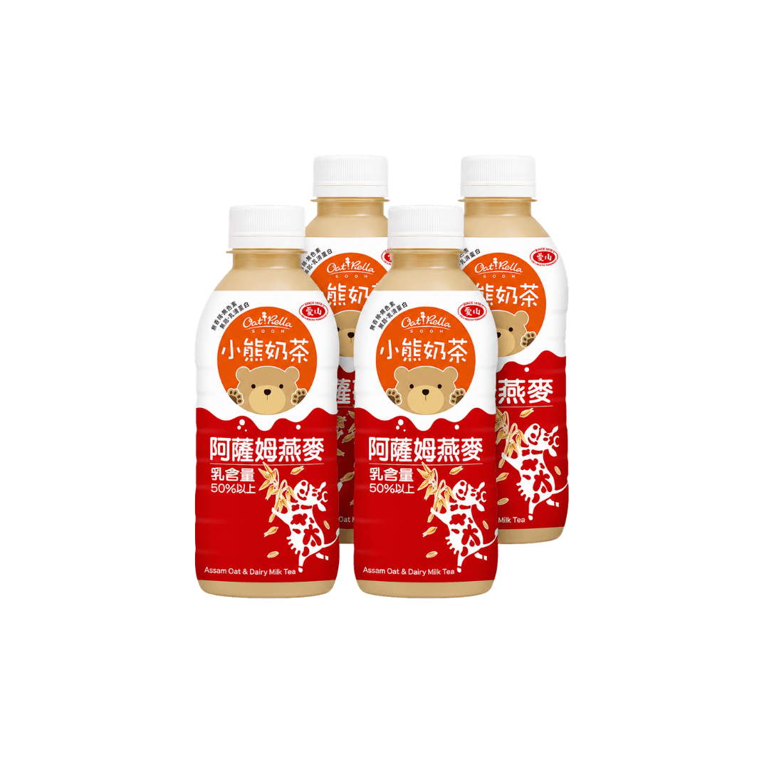 【愛之味】燕麥貝兒小熊奶茶 (阿薩姆燕⿆) (一手4入)