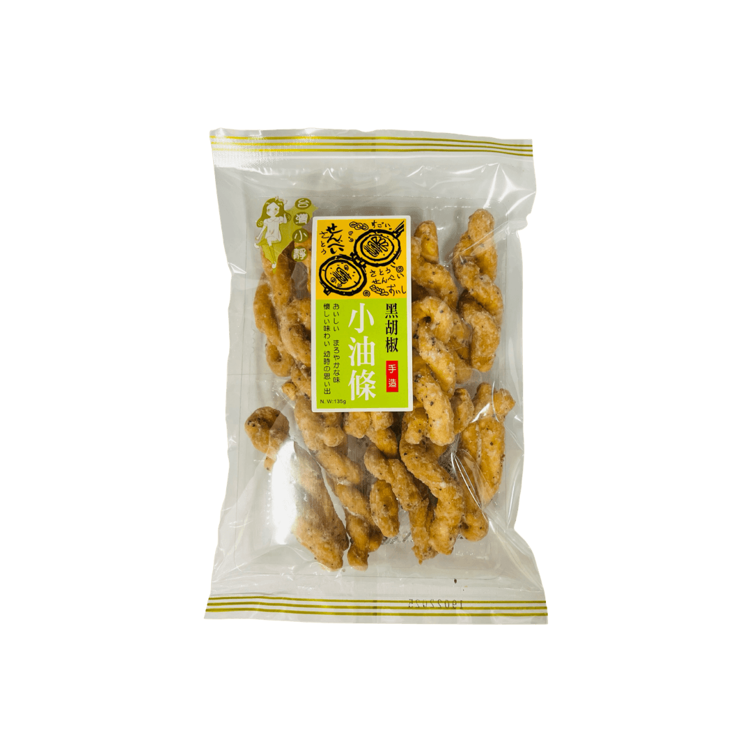 【台灣小靜】手造黑胡椒小油條 135g