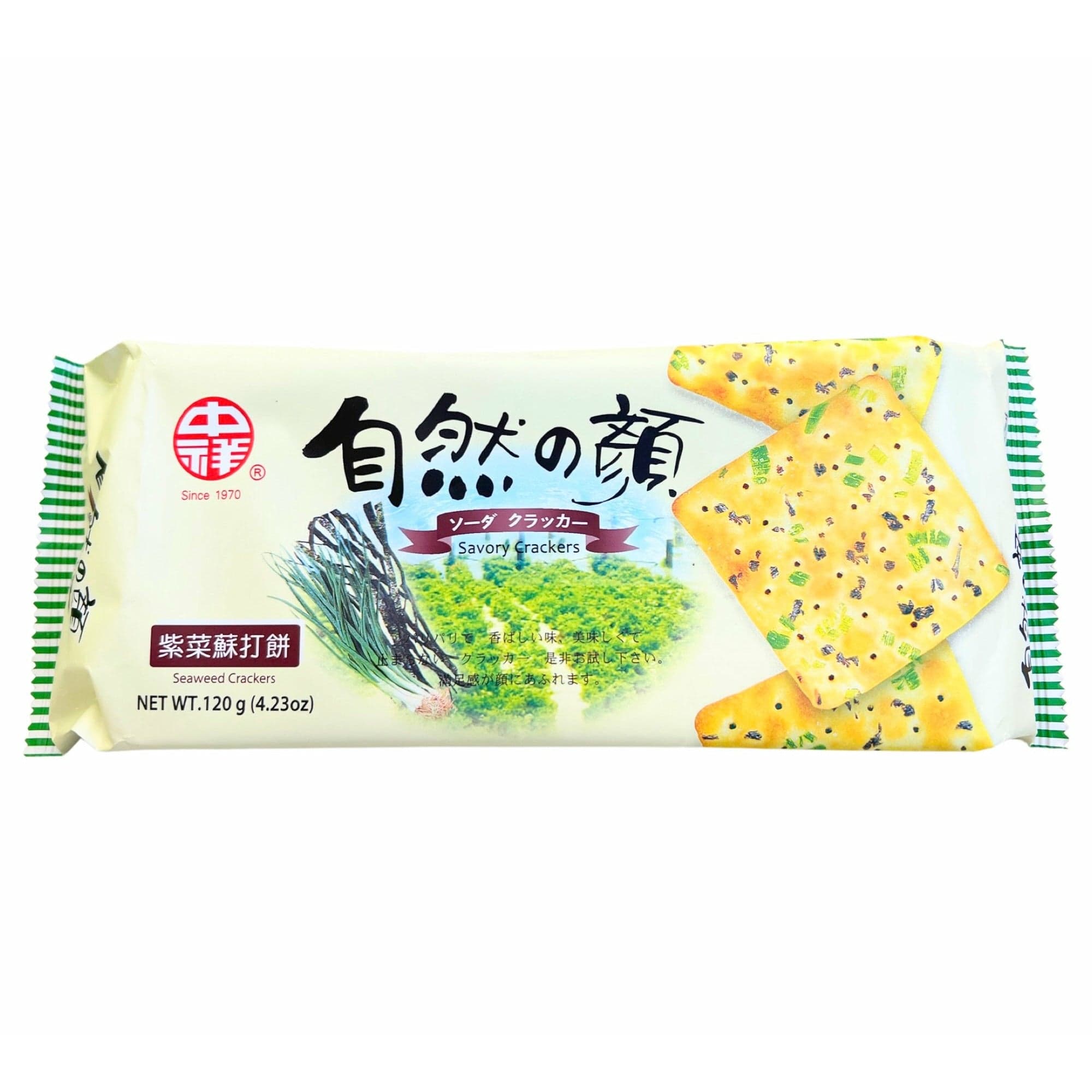 【中祥】自然の顏紫菜蘇打餅